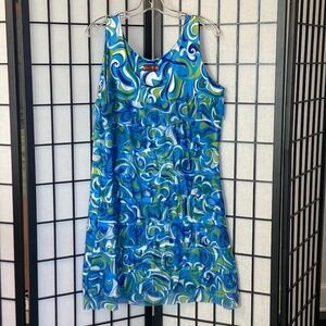 Flirty Swirl Print Isle Dress XL